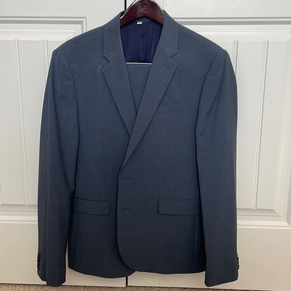 Express navy suit- jacket and pants
